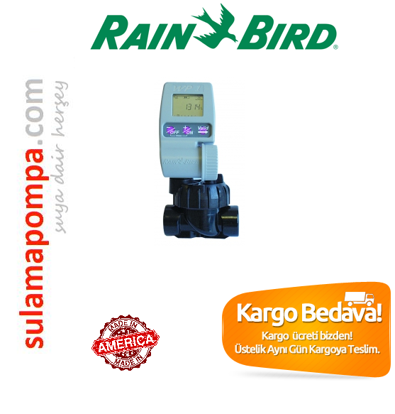 RAINBIRD WP1 JTV KIT 1 İSTASYONLU JTV VANA VE LATCHİNG SELONOİD MONTAJLI