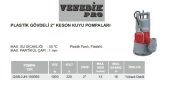 Venedik Pro  QSB-2JH-100056  1000W  220V   2'' Plastik Gövdeli Keson Kuyu Pompası (Yüksek Debili)