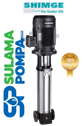SHIMGE BLT32-6 15 HP 380W DİKEY MİLLİ PASLANMAZ GÖVDELİ POMPA