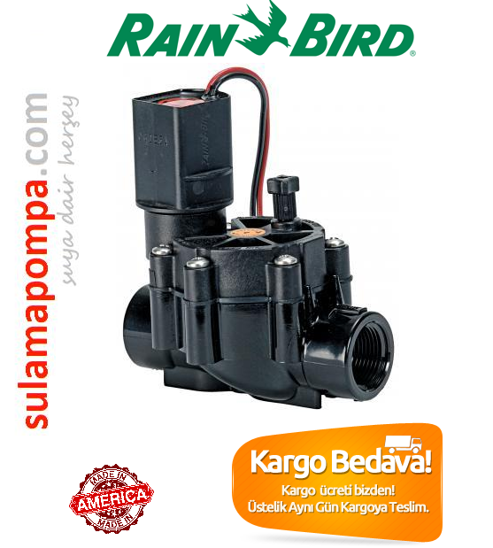 RAİNBİRD LFV075-9V  3/4'' DİŞİ DÜŞÜK DEBİLİ VANA 9V