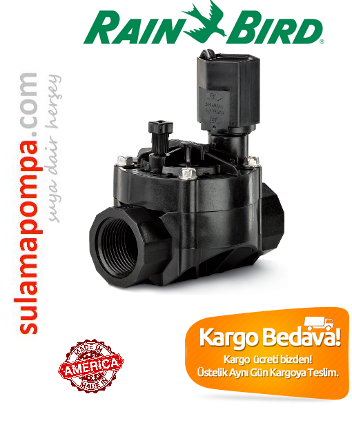 RAİNBİRD 100-HVF 1'' DİŞİ AKIŞ KONTROLLÜ 24 VAC SELENOİD VANA