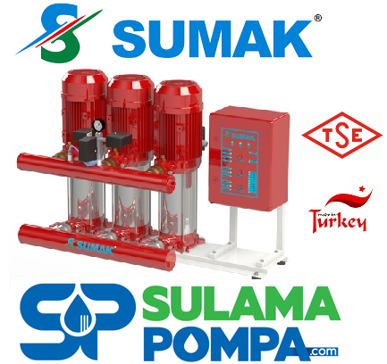 SUMAK SHT 12 C 400/7 EEEY 3 POMPALI YANGIN HİDROFORLARI