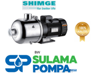 SHIMGE BW4-4 1.HP 380W YATAY MİLLİ PASLANMAZ POMPA