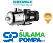 SHIMGE BW16-3 4,HP 380W YATAY MİLLİ PASLANMAZ POMPA