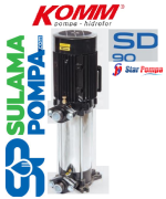 STAR SD 90/8 T 4.HP 380V DÜŞEY MİLLİ KADEMELİ POMPA