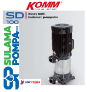 STAR SD 100/5 T 5.5 HP 380V DÜŞEY MİLLİ KADEMELİ POMPA