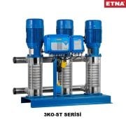 Etna 3KO-ST8/11-40     3X5.5Hp 380V  Üç Pompalı Dik Milli Sabit Devirli Komple Paslanmaz Çelik Hidrofor
