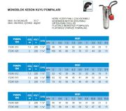 Felsom FEX5 920   2Hp 220V  Çok Kademeli Monoblok Çok Kademeli Dipten Emişli Keson Kuyu Pompa- Fiyat bilgisi için iletişime geçiniz.