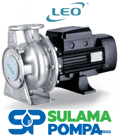 LEO XZS100-80-125/40 5.5HP 380W PASLANMAZ ÇELİK SANTRİFÜJ POMPA