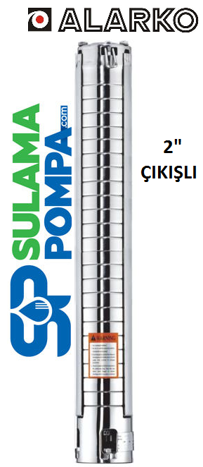 KPS 4SP8/7 1.5 HP 2'' ÇIKIŞLI KOMPLE PASLANMAZ ÇELİK DALGIÇ POMPA