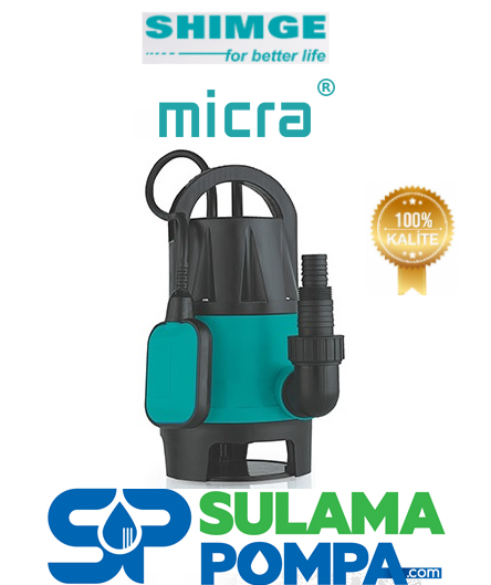 MİCRA CSP750D-5 750W 220V AÇIK FANLI DRENAJ DALGIÇ POMPA