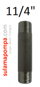 11/4\'\' 60 CM SİYAH BORU NİPELİ