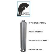 Felsom FP 4D010   1Hp  4'' Tek Dalgıç Pompa (Orjinal İtalyan) (Bağımsız Float Fanlı Sistem)