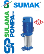 SUMAK SHT24/5 7.5 HP 380W DİKEY MİLLİ KADEMELİ POMPA