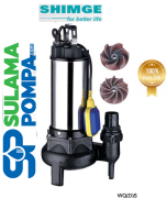 SHİMGE WQDS10-10-1.1 1.5 HP 220V AÇIK FANLI PİS SU DALGIÇ POMPA
