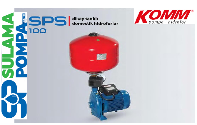 STAR SPS 100M 1,5 HP 220V (1 KAT 4 DAİRE) PAKET HİDROFOR