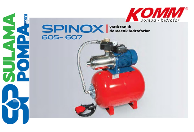 STAR SPS-Y 100M 1,5 HP 220V (2 KAT 10 DAİRE) YATIK TANKLI PAKET HİDROFOR