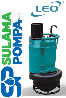 LEO 100KBS46- 8 HP 380W KARIŞTIRICILI ÇAMUR SUYU DALGIÇ POMPA