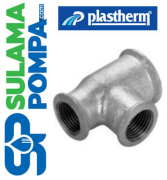 PLASTHERM 3/4x1/2x3/4 GALVANİZ İNEGAL TE