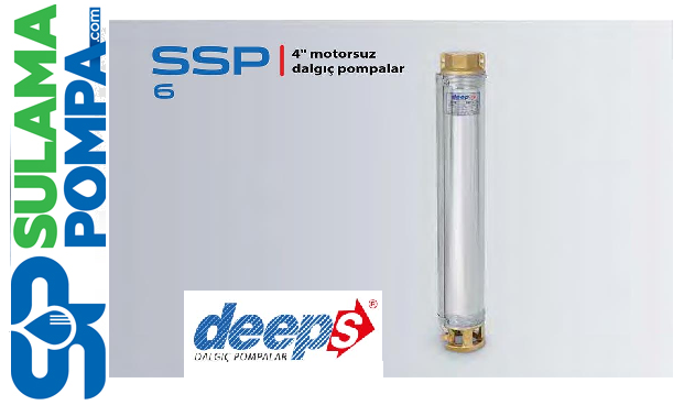STAR SSP 6/35 4,HP 11/4\'\' ÇIKIŞLI 4\'\' YÜZER ÇARKLI MOTORSUZ POMPA