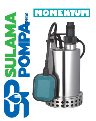 MOMENTUM PKS-550S - 500W 220V PASLANMAZ GÖVDELİ DRENAJ DALGIÇ POMPA