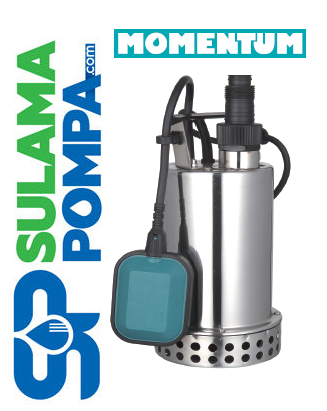 MOMENTUM PKS-750S - 750W 220V PASLANMAZ GÖVDELİ DRENAJ DALGIÇ POMPA