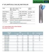 Atlantis Blu 4ATB 200M   2Hp 220V   4'' Dalgıç Motor