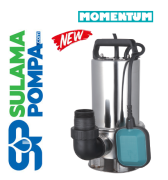 MOMENTUM PKS-1300SW - 1300W 220V AÇIK FANLI PASLANMAZ  DRENAJ DALGIÇ POMPA