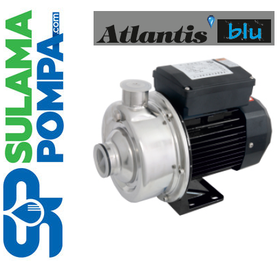 ATLANTİS ACF 050M/304 0.50 HP 220V KOMPLE PASLANMAZ ÇELİK AÇIK FANLI SANTRİFÜJ POMPA