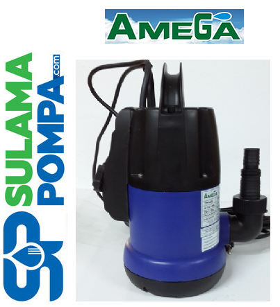 AMEGA TOP-BX 550 İÇTEN FLATÖRLÜ SENSÖRLÜ PLASTİK GÖVDELİ DALGIÇ POMPA