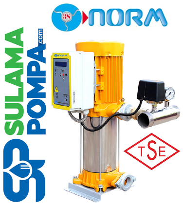 NORM NBH 1/1203 T 2, HP 380W TEK POMPALI DİJİTAL PANOLU HİDROFOR+3MT FLATÖR