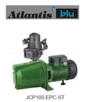 Atlantis Blu JCP100.EPC-ST   1 Hp 220V  Hidromatlı Hazır Paket Hidrofor Seti