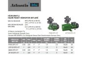 Atlantis Blu JCP100.EPC-ST   1 Hp 220V  Hidromatlı Hazır Paket Hidrofor Seti