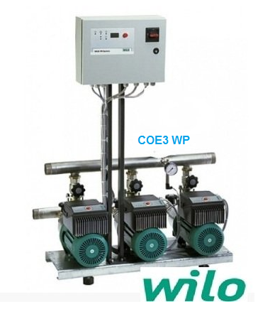 Wilo COE3-WP204  3x4kW 380V  Üç Pompalı İki Kademeli Monoblok Yatay Paket Hidrofor