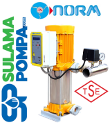 NORM NBH 1/1403 T 4, HP 380W TEK POMPALI DİJİTAL PANOLU HİDROFOR+3MT FLATÖR