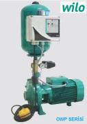Wilo OWP 205  5.5kW 380V  Tek Pompalı İki Kademeli Monoblok Yatay Şalt Sayısı Kontrollü Şasesiz Sessiz Paket Hidrofor