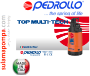 PEDROLLO TOP MULTI 3-TECH 0.75 HP OTOMATİK HİDROFORLU DALGIÇ POMPA