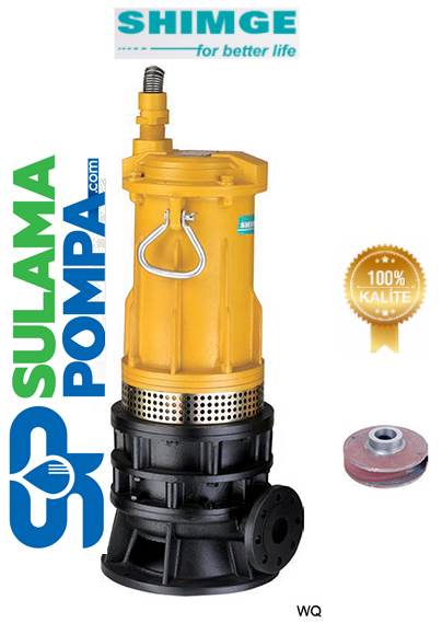 SHİMGE WQ20-90/3-11 15.HP 380V YÜKSEK BASINÇLI PİS SU DALGIÇ POMPA