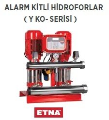 Etna Y2 KO 25/10-110     2X15 Hp 380V   İki Pompalı Alarm Kitli Yangın Hidroforu