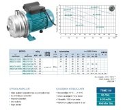 MOMENTUM WB2-120/150   2 HP 380V KOMPLE PASLANMAZ ÇELİK İRTİFALI KADEMELİ SANTRİFÜJ POMPA