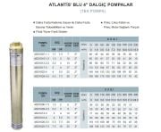 Atlantis Blu 4SD1625-7.5   10Hp  4'' Tek Motorsuz Dalgıç Pompa
