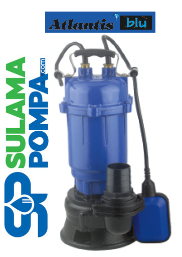 ATLANTİS 5503C 0.75 HP 220V YÜKSEK DEBİLİ FOSEPTİK DALGIÇ POMPA
