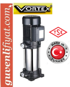VORTEX YBT 90-09  4.HP 380W  ÇOK KADEMELİ NORLY FANLI DİK MİLLİ POMPA