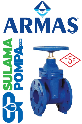 ARMAŞ PN 10-16 DN50 ELASTOMER YATAKLI KISA TİP SÜRGÜLÜ VANA