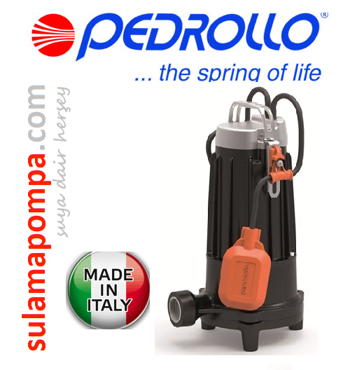 PEDROLLO TRM 1.1  1.5 HP  ÖĞÜTÜCÜLÜ FOSEPTİK DALGIÇ POMPA