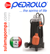 PEDROLLO TRM 1.1  1.5 HP  ÖĞÜTÜCÜLÜ FOSEPTİK DALGIÇ POMPA