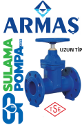 ARMAŞ PN 10-16 DN65 ELASTOMER YATAKLI UZUN TİP SÜRGÜLÜ VANA