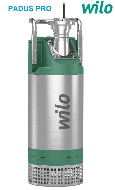 Wilo PADUS PRO M05/T025-540  2.5kW 380V  Kirli Su Ve Foseptik Karışmış Sular İçin Ağır Hizmet Tipi Drenaj Dalgıç Pompa