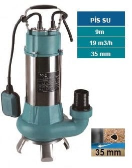 MOMENTUM PSP20-9/1.1T - 1.5 HP 380V AÇIK FANLI FOSEPTİK DALGIÇ POMPA