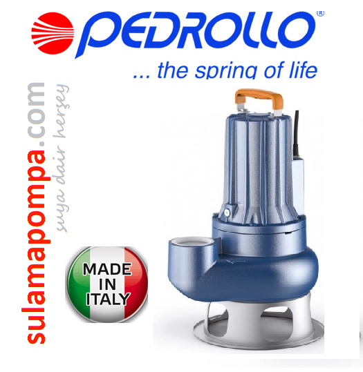 PEDROLLO VXCM 15/50 1.5 HP DÖKÜM GÖVDELİ FOSEPTİK DALGIÇ POMPA